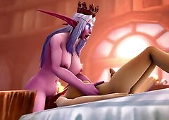 Autumn Evening Craving - World of Warcraft Futanari x futanari
