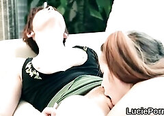 Female director lucie blush likes clitoris licking and goth homemade porn with her allies