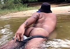 Bushy, shore, throat fucking