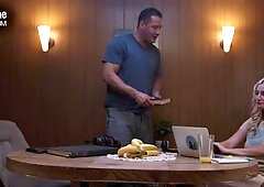 Skye Blue's blonde trailer by Delphine Films