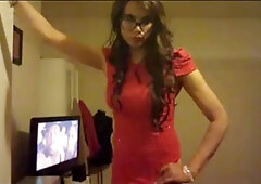 KaylaGirl80 - Crossdresser in Red Dress 3