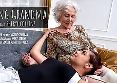 Hit firmly breasted model fucking with a very naughty grandma