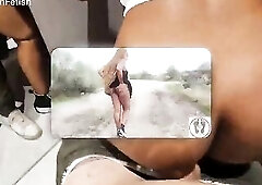 BLACK FEMALE-DOMINANT PUBLIC EXPOSITION PART two