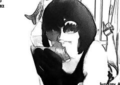 vintage toon oral with huge wang