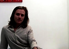 Solo Australian Leoroy Grips His Dick Tight And Strokes Hard