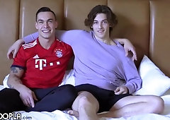 Fat Man Sausage Lengthy Hair Man Randy Reno Penetrates Muscle Inked Jock Travis Youth