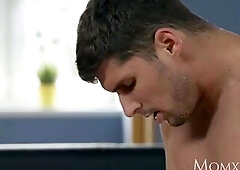 MAMA Redhead in nylons satisfies spouse