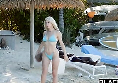 BLACKED Hawt blondes Agatha, Lika & Jazlyn take on two BBCs