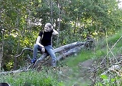 reality, amateur, real couples, money for sex, intimate sex, blond, outdoor, oral, hose