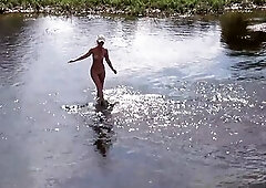 Russian Older Woman - Stripped Bathing