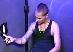 Two amateur horny studs enjoy in hot glory hole sex scene