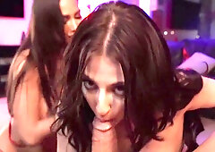 Stunning threesome with hot beauties Desiree Dulce and Aubrey Valentine