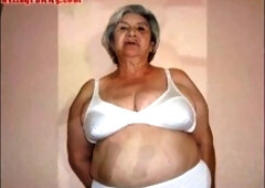 HelloGrannY slideshows featuring first-time unshaved Latina grandmas