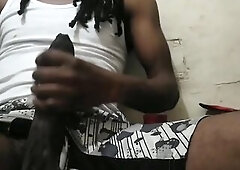 Stroking trying to get that nut out !! If u caught me what would u do?