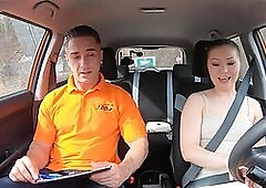 Asian car bae fucked in wet pussy hole by nice dick