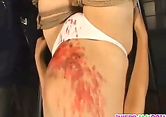 Race queen in bondage