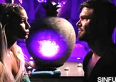 U Can Look but U Can’t Touch! Candee Licious, Juan Lucho & Dina Pleasure for SinfulXXX