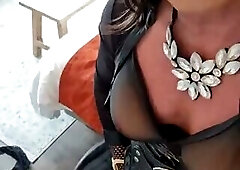 Tranny mistress with old guy