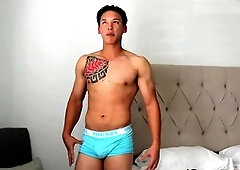 Gay tattoo, gay porn, draining