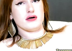 Bigfeet ginger femboy tugging wang solo