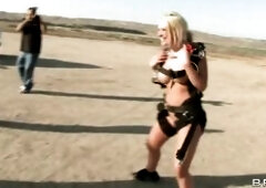 Kagney & Krissy - 2 Snatches and One Parachute