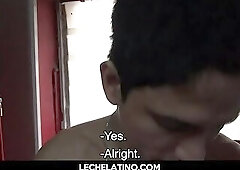 Uncut dick Latino hunks fucking raw in locker room