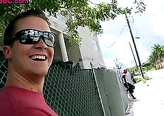 Dirty black stud seduced and smashed in doggystyle in ass