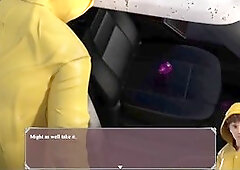 Hot mom with big boobs gets steamy in public with passionate kisses