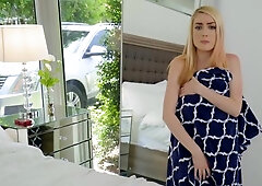 PervsOnPatrol - European Katra Collins POV blowjob in the bed