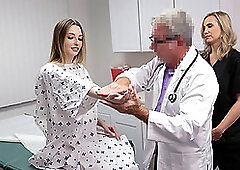 Gorgeous Teen Ailee Anne Threesome With Her Perv Doctor and Assistant