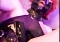 High heels crossdresser, rails