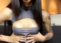 Karoll monster cock solo