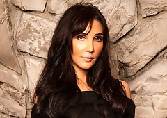 Seductive brunette with big boobs Diana Prince fucked in the cowgirl pose