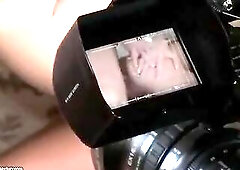 Cameron Diaz behind the scenes of Sex Tape.