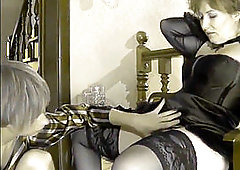 Russian cougar with Young stud, ass fucking (Recolored)