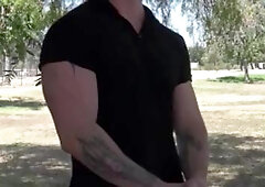 Str8Chaser.com: Athletic nerd gets masturbation