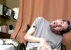 eating AND SOCKING MY OWN pecker