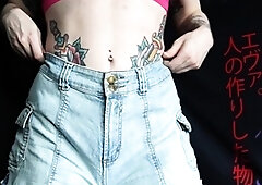 Brunette amateur teen masturbate to her boyfriend