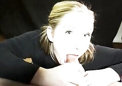 Breasty blond Lottie Peers widens for a dirty rimjob moist tongue swirling unfathomable around the rim with cocky licks as spit trails down her haunch
