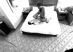 Amateur busty brunette MILF gets fucked by her husband