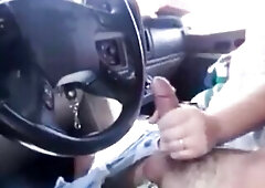 Sissy Beauty Sadee Gets Her Clitoris Jacked Off During The Time That Driving Making A Cumming Mess