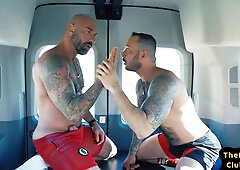 Wild femboy gets assfucked and blows strangers through the gloryhole