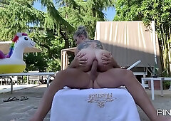 Christian Clay breaks the ass of busty Marica Chanelle