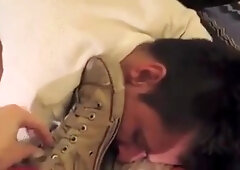 Dominating Mormon Boy with my feet and cock - 2 loads 4