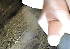 Handmade masturbation with massive ejaculation