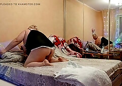 Girl masturbating to orgasm, biggest tits, big butt