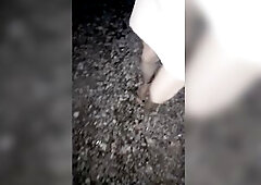 Crossdresser Sandals Hose Femboy Outdoor Walk