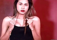 ASIANTGIRL Slim Asian Trans Solo Tease