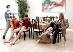 Dinnertime Fuckfest With The Slutty Beauties