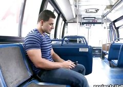 Guy Sucking Cock In The Public Bus